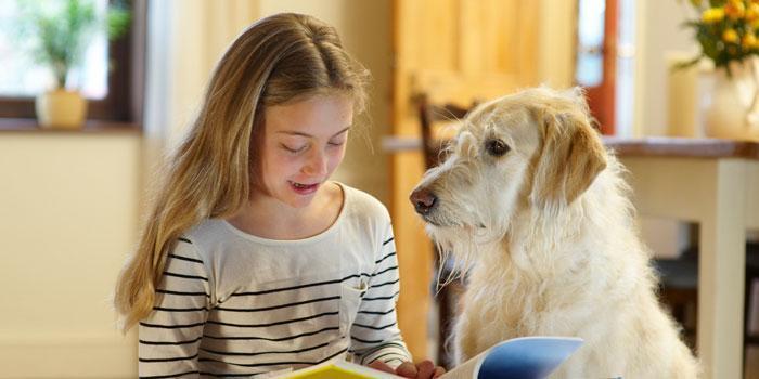 KID READING TO DOG facebook