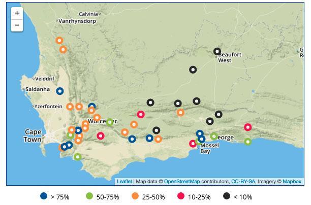 dam levels wc 18 9 map