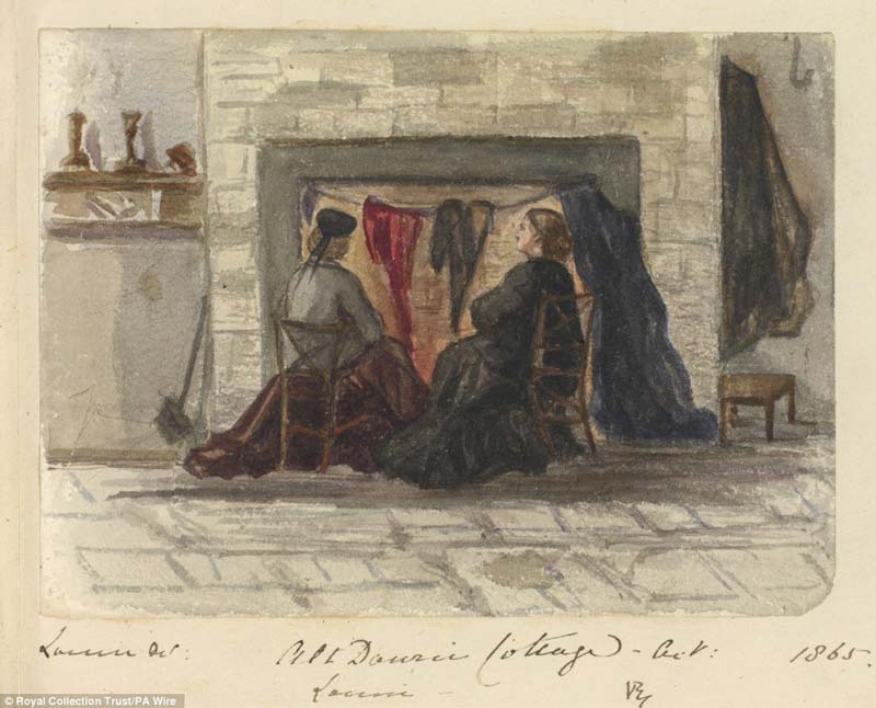 fireplace queen victoria