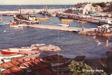 new harbour 1981 in Hermanus