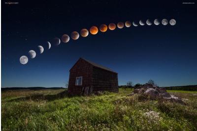 Starts With A Rare Cosmic Event: A Total Lunar Eclipse AND A Super Blood Moon