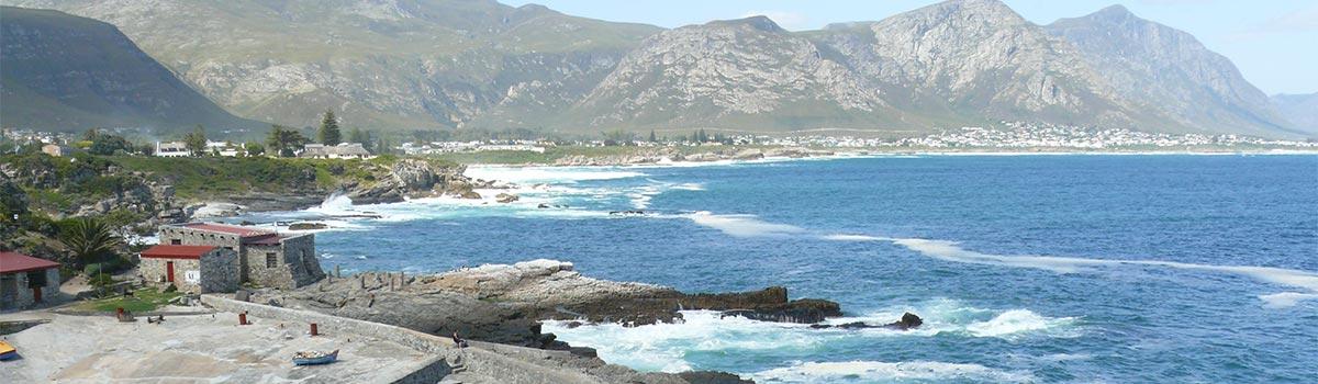 Hermanus, a popular a seaside village in South Africa