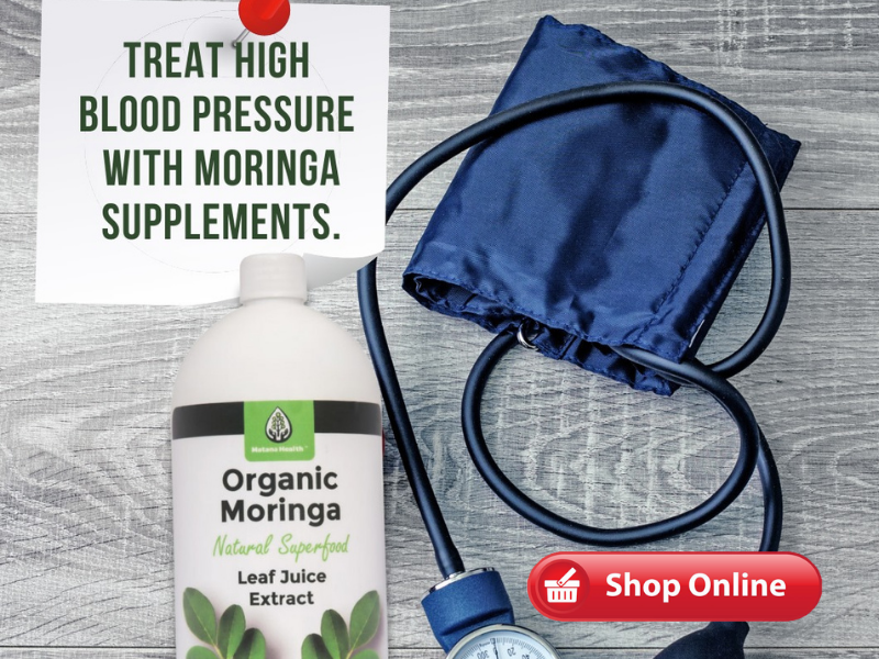 Moringa Takes Care of High Blood Pressure
