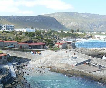 Hermanus, a popular a seaside village in South Africa