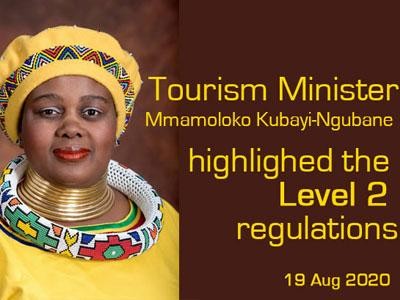 Lockdown rules under Level 2 for the tourisim sector of South Africa
