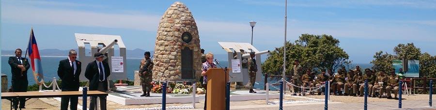 Remembrance Day 2013 @ The War Memorial in Hermanus