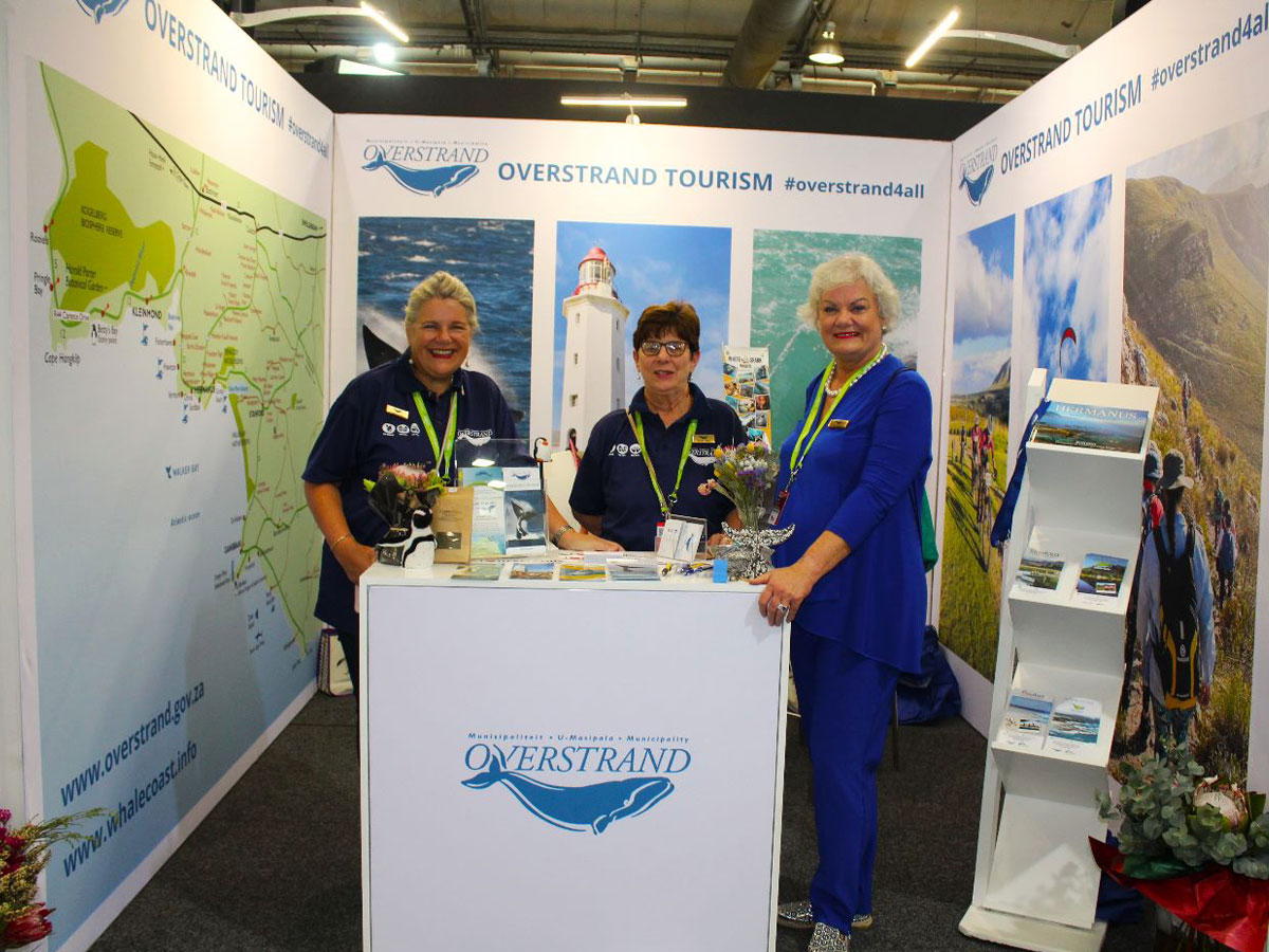 Overstrand Tourism stand at Indaba