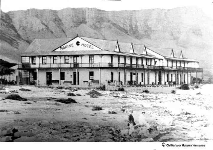 The Grand Old Lady, also known as the Marine Hotel in Hermanus